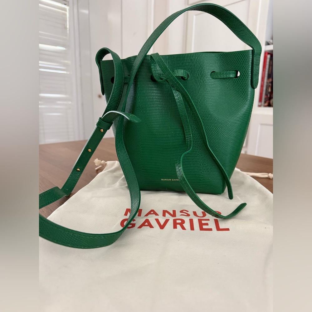 Mansur Gavriel Emerald Crossbody Bag